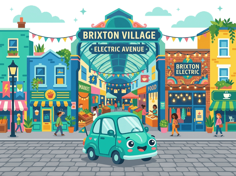 Illustration of a London landmark near Lambeth